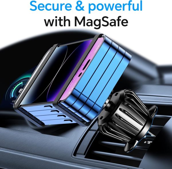 for Magsafe Car Mount【20 Strong Magnets 】Magnetic Phone Hold... - Image 8
