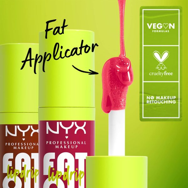 NYX Professional Makeup Lip Gloss, High Shine, Non-Sticky FI... - Image 4