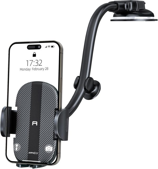 APPS2Car Cell Phone Holder for Car Dashboard Windshield Phon... - Image 9