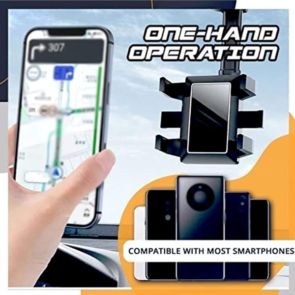 Car Phone Holder Phone Mount, 2025 Rotatable and Retractable... - Image 2