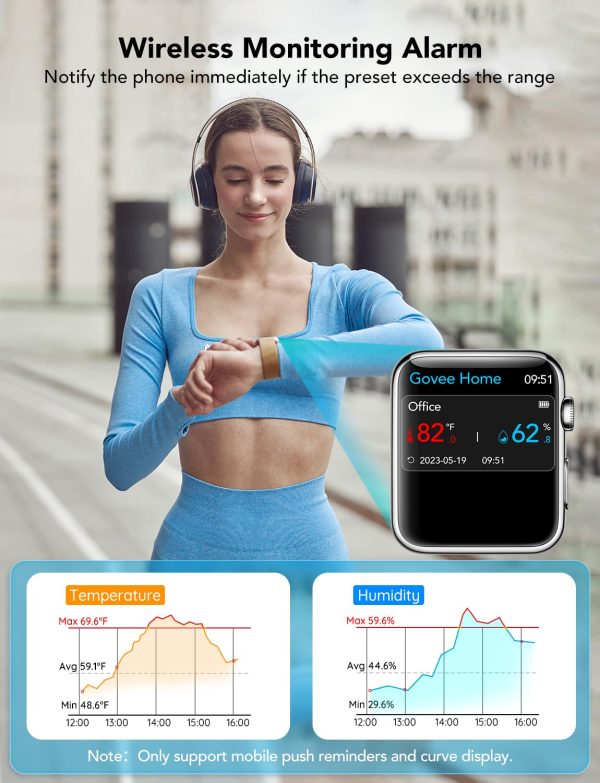 GoveeLife WiFi Thermometer Hygrometer H5103, Indoor Bluetoot... - Image 6