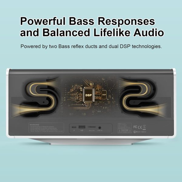 DOSS SoundBox Ultra Bluetooth Speaker with 2.1 Sound Channel... - Image 3