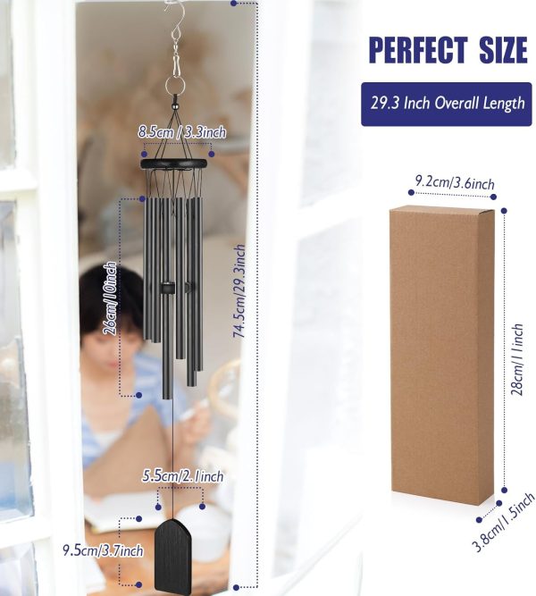 KIKISML Wind Chime, Classic Wind Chimes for Outdoor Indoor D... - Image 3
