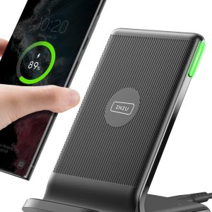 INIU Wireless Charger, 15W Qi Certified Fast Wireless Chargi...