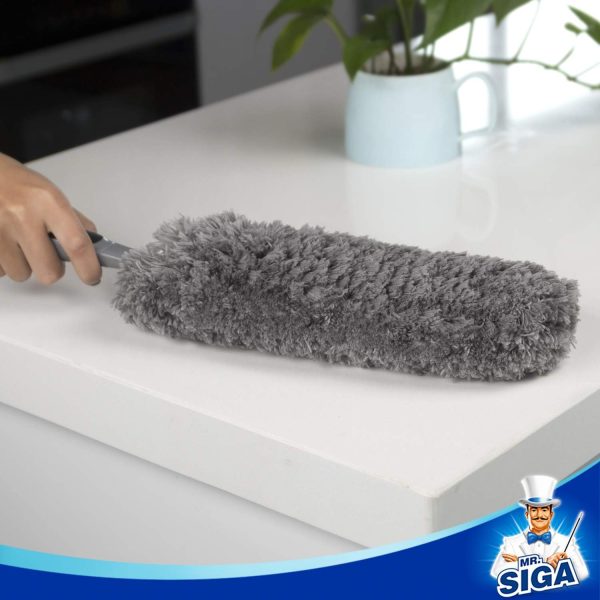 MR.SIGA Lint Free Microfiber Duster, Washable Duster for Hou... - Image 5