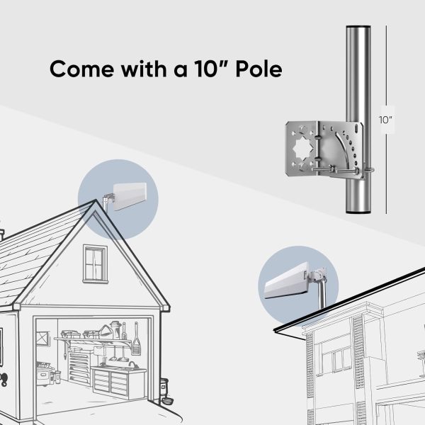 Cell Phone Booster for Home with LCD Display,Five-Band Cell ... - Image 7