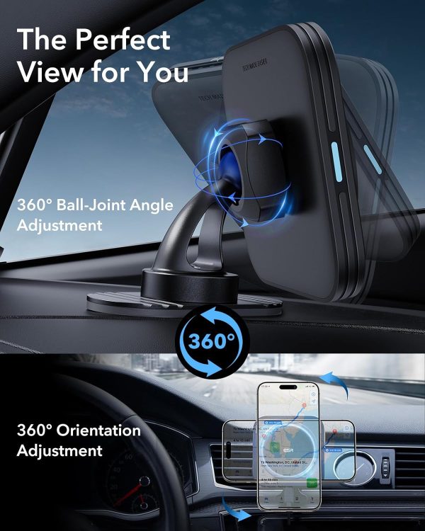 ESR for MagSafe Car Mount Charger[15W Fast Charging], Air Ve... - Image 8
