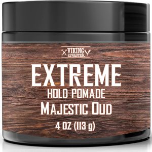 Viking Revolution Majestic Oud Hair Pomade for Men - Extreme...