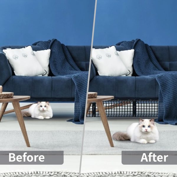 16 PCS Under Couch Blockers for Bed Couch Furniture Undernea... - Image 5