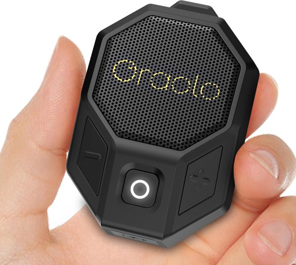 Clip-On Portable Speaker - Oraolo Wearable Speaker with Blue...