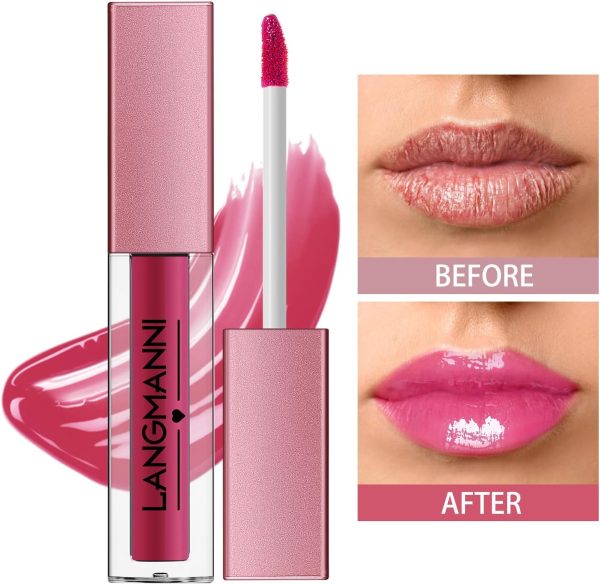LANGMANNI 12Pcs Lip gloss Collection Makeup Set, Shiny Smoot... - Image 2
