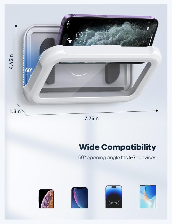 Lamicall Shower Phone Holder Waterproof - IPx6 HD Screen Wat... - Image 6
