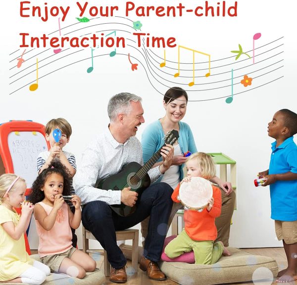 LOOIKOOS Toddler Musical Instruments,Wooden Percussion Instr... - Image 5