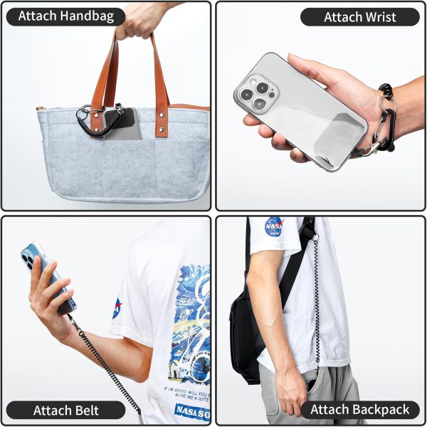 HOTEMIA Phone Tether Lanyard Anti Theft Strap with Carabiner... - Image 3