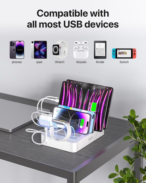 SooPii USB Charging Station Organizer for Multiple Devices, ... - Image 6