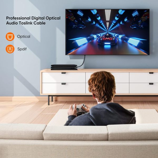 CableCreation Optical Digital Audio Cable, Thin Fiber Optic ... - Image 6