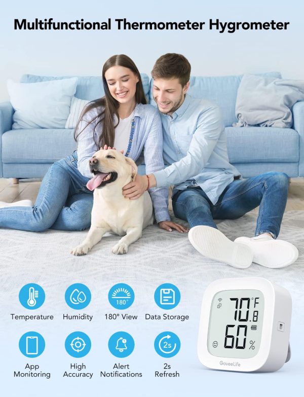 GoveeLife WiFi Thermometer Hygrometer H5103, Indoor Bluetoot... - Image 5