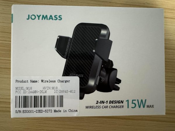 Wireless Car Charger, JOYMASS 15W Fast Charging Auto Clampin... - Image 8