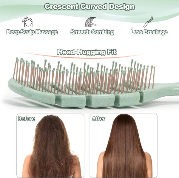 Gelapa 2pcs Detangling Hair Brush, Soft Hair Brush for Women... - Image 2