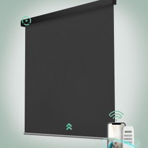 Yoolax Motorized Blinds with Remote, Waterproof Automatic Bl...