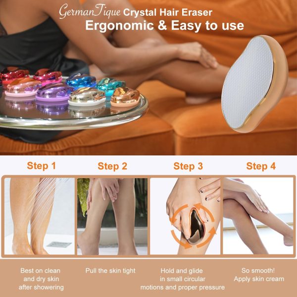 Germantique Crystal Hair Eraser,Natural Crystal Hair Remover... - Image 5