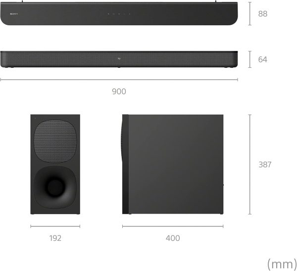 Sony HT-S400 2.1ch Soundbar with Powerful Wireless subwoofer... - Image 14