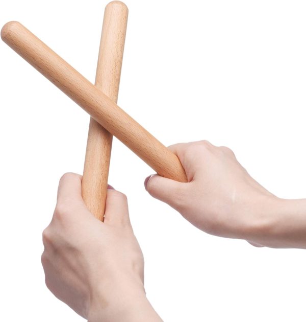 4 Pcs Musical Hand Percussion Instrument Set, Includes 1 Pai... - Image 2
