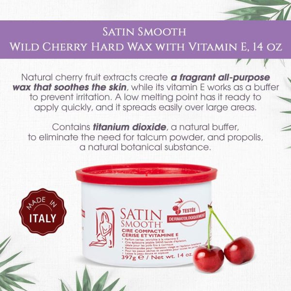 SATIN SMOOTH 14oz Luxury depilatory Waxes for Full Body & Fa... - Image 3