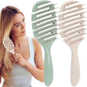 Gelapa 2pcs Detangling Hair Brush, Soft Hair Brush for Women...