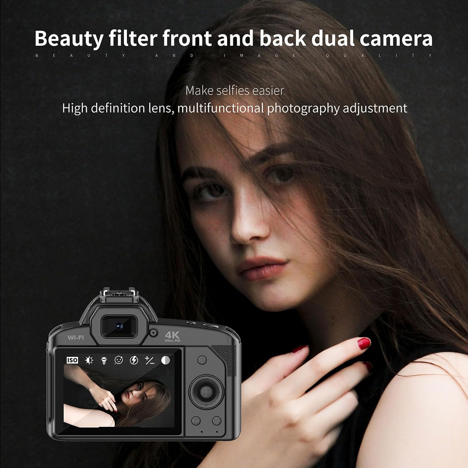 Digital Camera, 4K 64MP Full HD Camcorder Camera with 3 Inch…