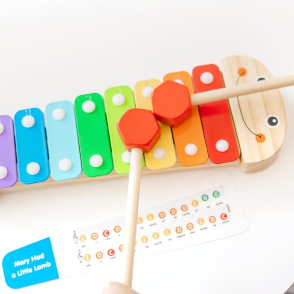 Melissa & Doug Caterpillar Xylophone Musical Toy with Wooden... - Image 5