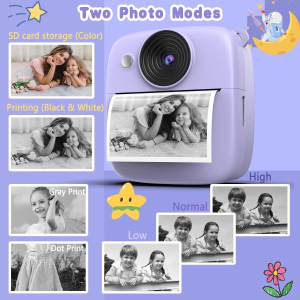 Kids Camera Instant Print, Christmas Birthday Gifts for Girl... - Image 5