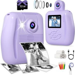 Kids Camera Instant Print Camera - Racazl Instant Camera for...