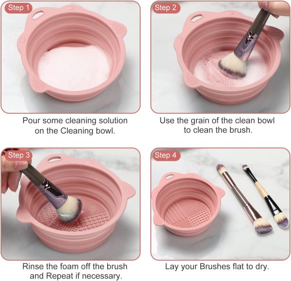 Foldable Silicone Makeup Brush Cleaner Bowl - Etercycle Port... - Image 6