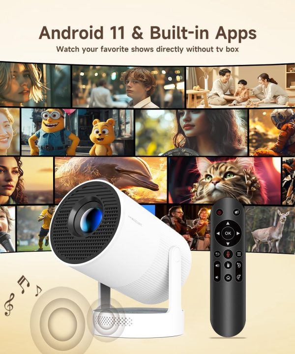 【Electric Focus】 Magcubic Portable Mini Projector with WiFi ... - Image 6