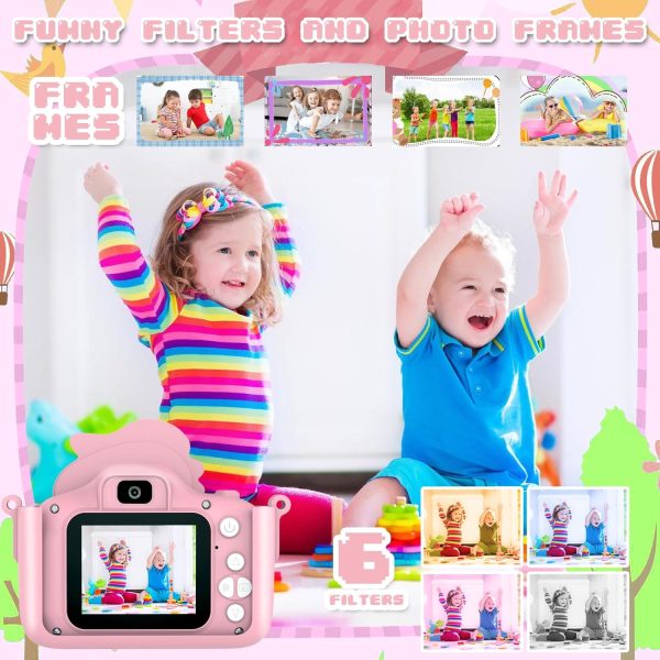Upgrade Selfie Kids Camera, Kids Camera Toy, 1080P HD Video ... - Image 4
