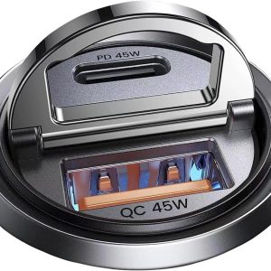 90W USB C Car Charger,[Super Mini Metal] USB C Car Charger F...