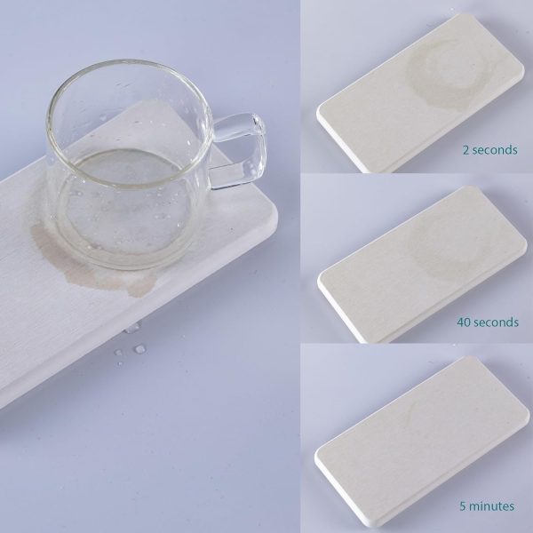 NiuYichee Set of 4 Water Absorbent Diatomite Tray, Diatomace... - Image 6