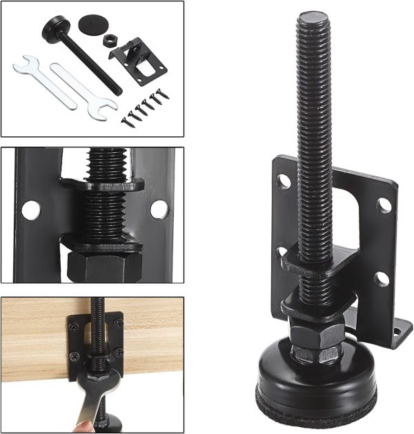JuxYes 4 Pack Adjustable Leveling Feet Heavy Duty Furniture ... - Image 4