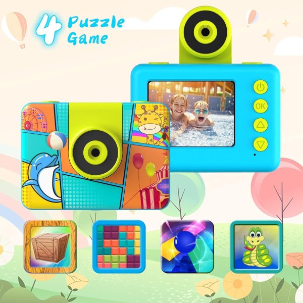 CHAKEYAKE Kids Camera, 20MP 1080P Kids Digital Waterproof Ca... - Image 7