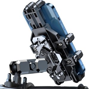 Cesicersi Motorcycle Phone Mount Holder - [Dual Dampener] [A...