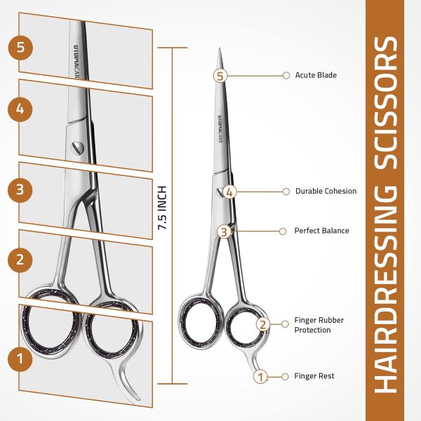 Utopia Care Hair Cutting and Hairdressing Scissors 7.5 Inch,... - Image 2