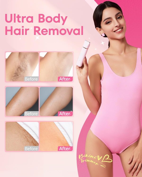 VG VOGCREST Electric Bikini Trimmer: 2 in1 Body Facial Hair ... - Image 4