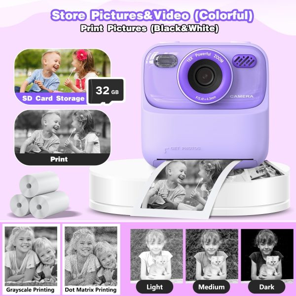 masterbee Kid Camera Instant Print Photo, Birthday Gifts for... - Image 5