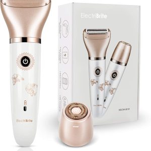 Electric Razor for Women - Painless 2-in-1 Women Shaver Hair...