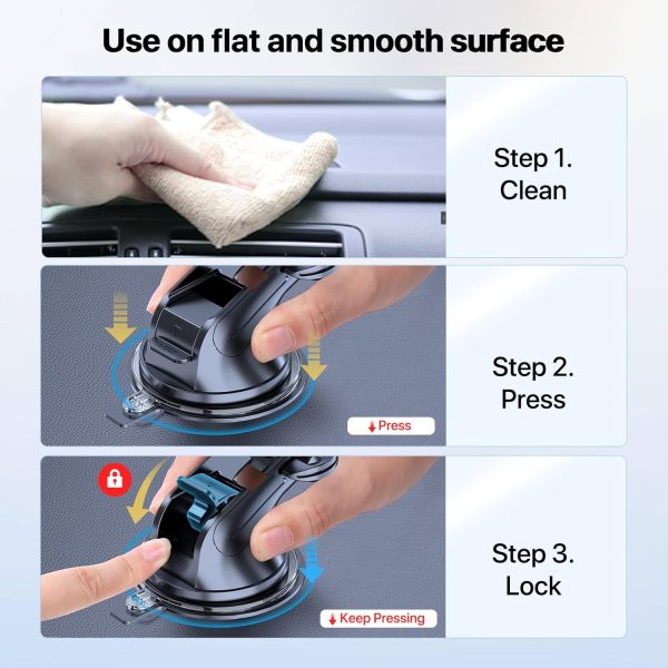 Miracase Phone Holders for Your Car, Multifunctional Car Pho... - Image 6