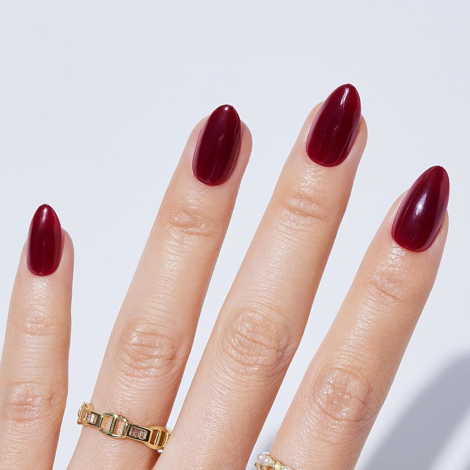 Red Press On Nails Short – Findigit Red Soft Gel Press on Na…