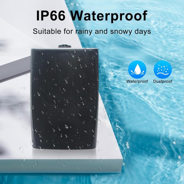 Herdio 6.5 Inches Indoor Outdoor Bluetooth Speakers Waterpro... - Image 5