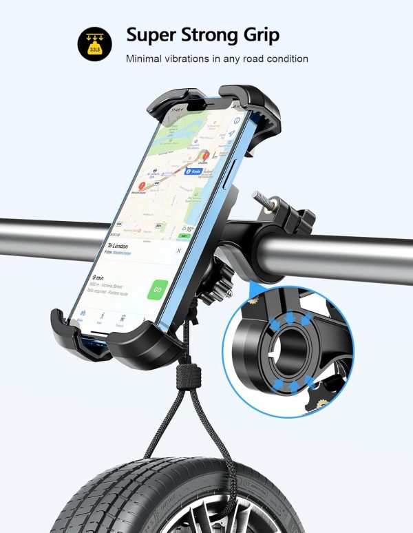 Oldowl Bike Phone Mount, Upgrade [Never Fall Off] [0 Shake] ... - Image 5