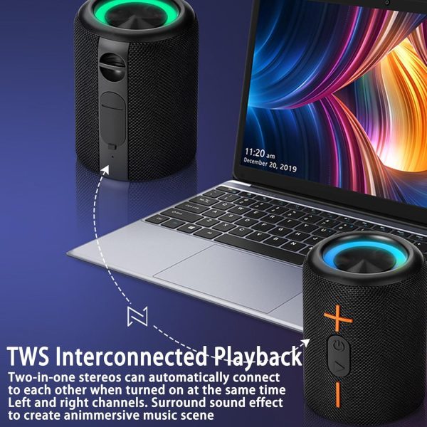 2 in 1 Portable Splittable Bluetooth Speaker, Magnetic 2 in ... - Image 3
